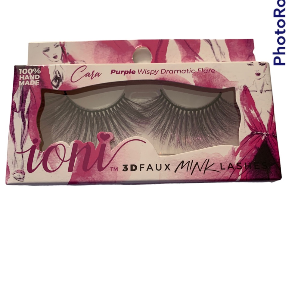 Ioni Purple Wispy Dramatic Eyelashes